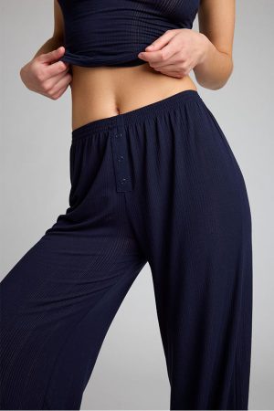 Whipped Track Pant in Navy
